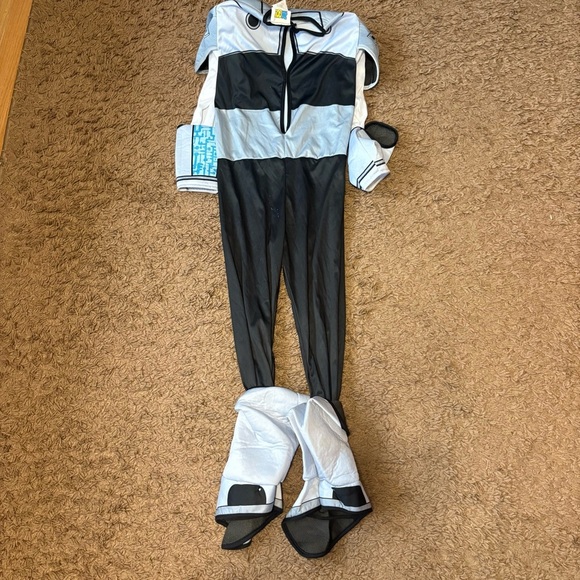 Rubies Teen Titan Go Cyborg Halloween Costume Medium Jumpsuit Gray - Picture 6 of 7